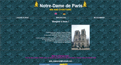 Desktop Screenshot of cathedrale-paris.net